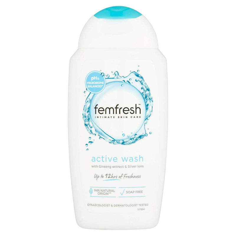 Femfresh Silvercare intimate wash 250ml - British product