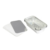 Sainsbury's foil food trays with lids 6 pack 23oz (British brand)