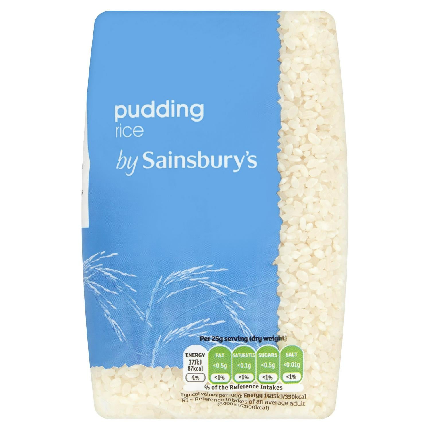 Sainsbury's Pudding Rice White Round Grain 500g (British brand)