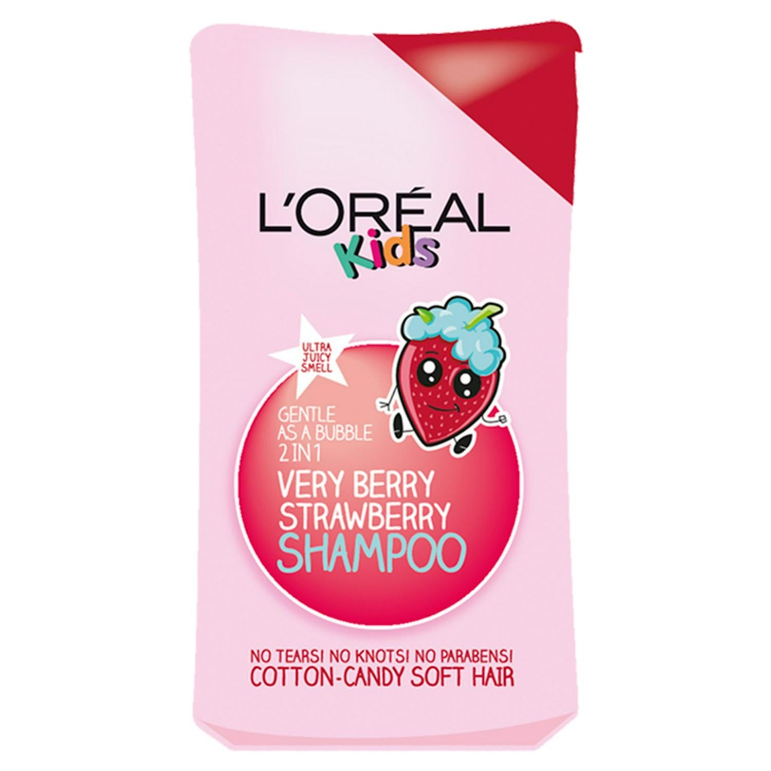 Extra Gentle 2-in-1 Kids Shampoo with Very Berry Strawberry Scent 250ml