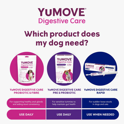 YuMOVE Digestive Care Rapid Pâte Savoureuse pour Chiens et Chats 30ml