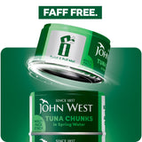 John West tuna chunks in spring water 4x125g, imported from the UK