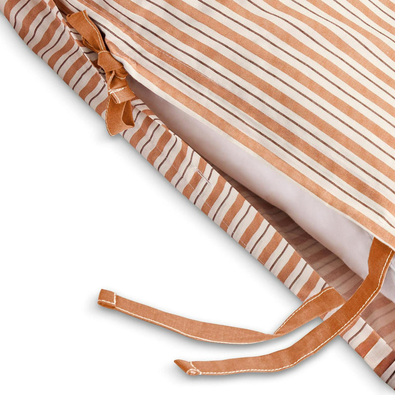 Habitat Rust Stripe Bedding Set Double Duvet Cover, UK version