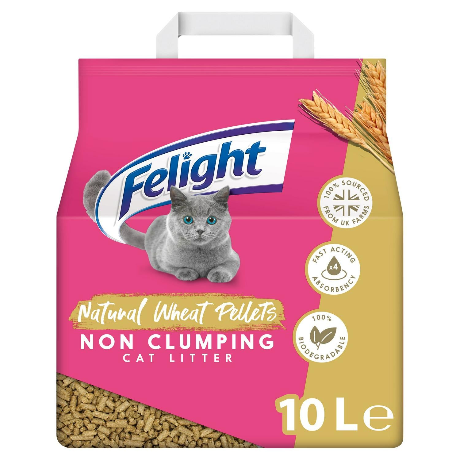 Feliteh cat litter wheat pellets 10L - British product