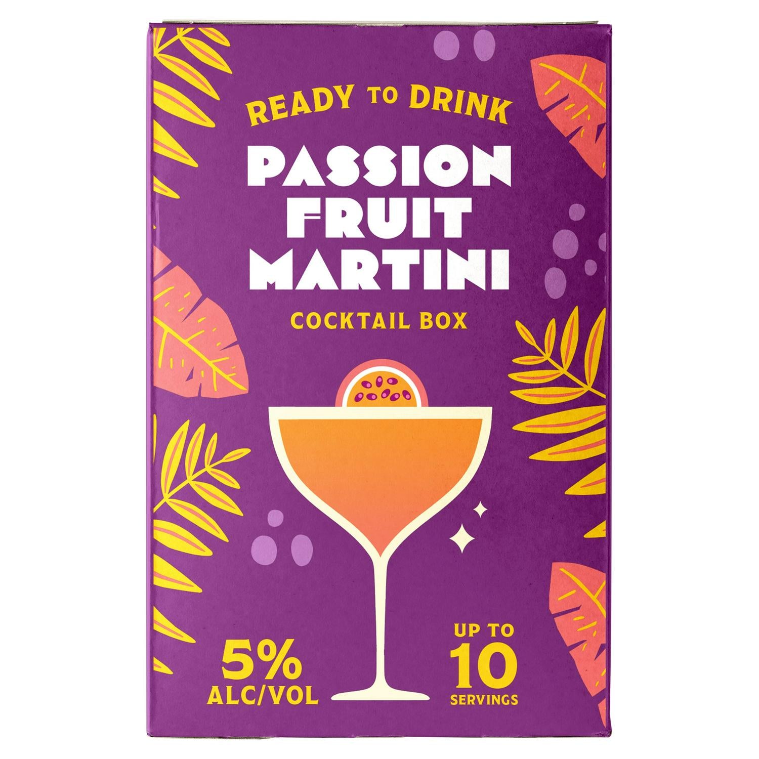 Sainsbury's Passion Fruit Martini Cocktail Box 150cl, imported from the UK
