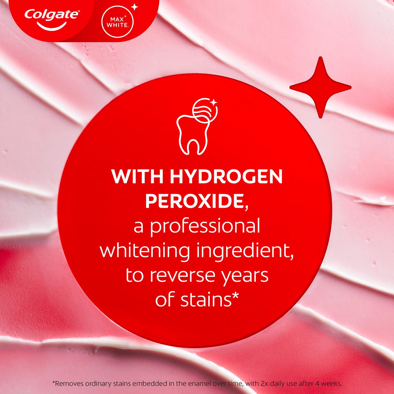 Colgate Max White Clinical teeth whitening toothpaste 75ml - British product