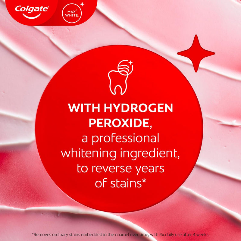 Colgate Max White Clinical teeth whitening toothpaste 75ml - British product
