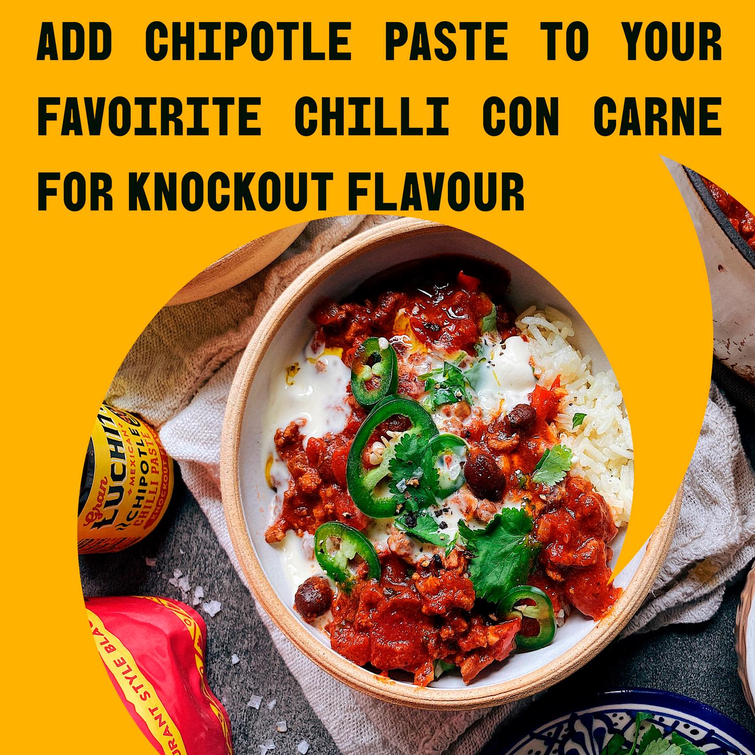 Gran Luchito chipotle chilli paste 100g, UK version