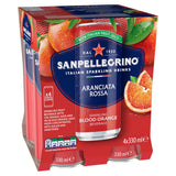 San Pellegrino Blood Orange Sparkling Drink 4 x 330ml cans (British brand)