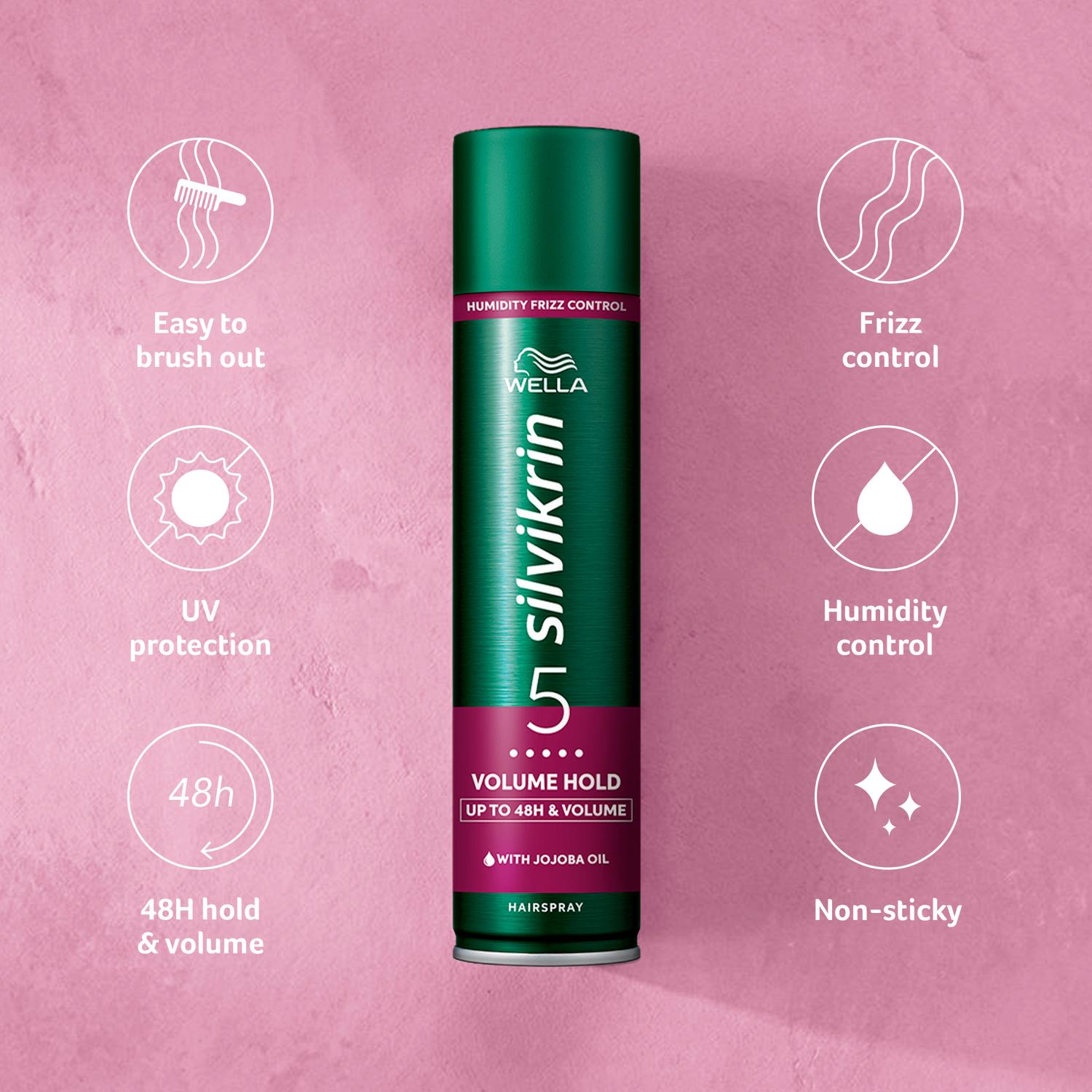 Wella Silvikrin Voluminous Hold hairspray 400ml (British brand)