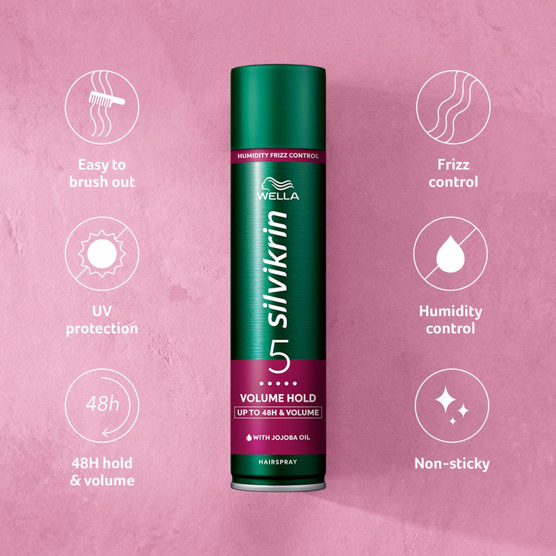 Wella Silvikrin Voluminous Hold hairspray 400ml (British brand)