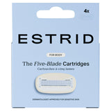 Estrid five blade cartridges x4 - British product