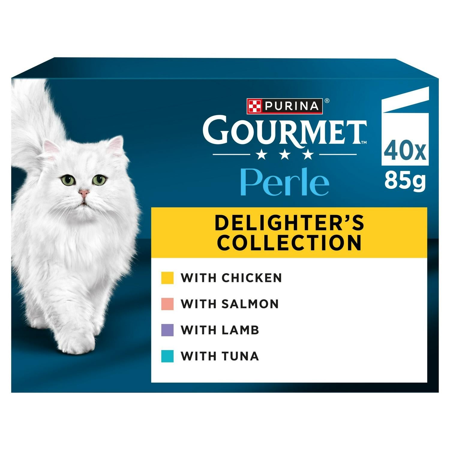 Gourmet Perle wet cat food collection 40 x 85g, UK version