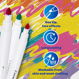 Crayola Super Tips felt tip markers pack of 24 - British product