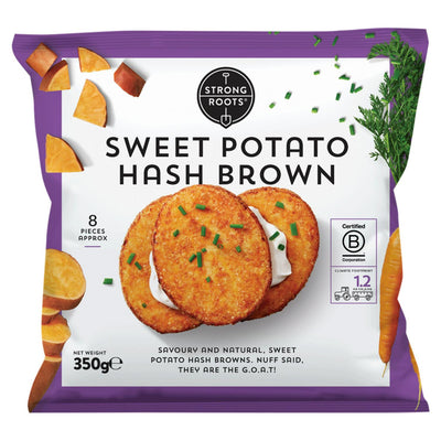 Sainsburys Strong Roots Süßkartoffel-Hash-Browns 350g - Online bei McGrocer kaufen