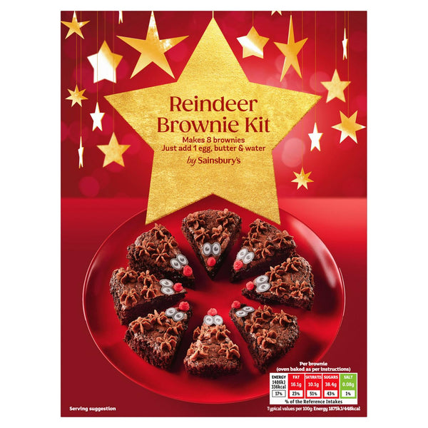 Sainsbury's Christmas Reindeer Brownie