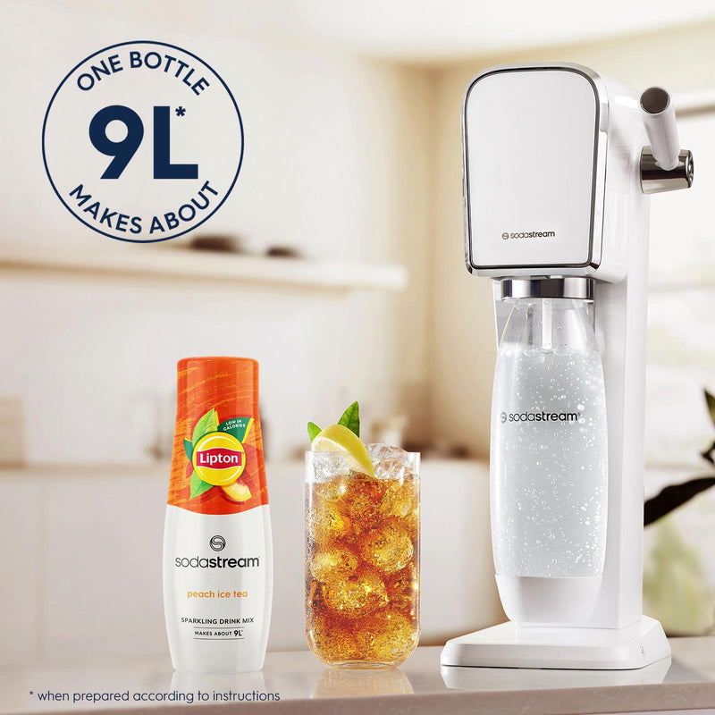 Lipton SodaStream Peach Flavour Tea Mix 440ml, imported from the UK