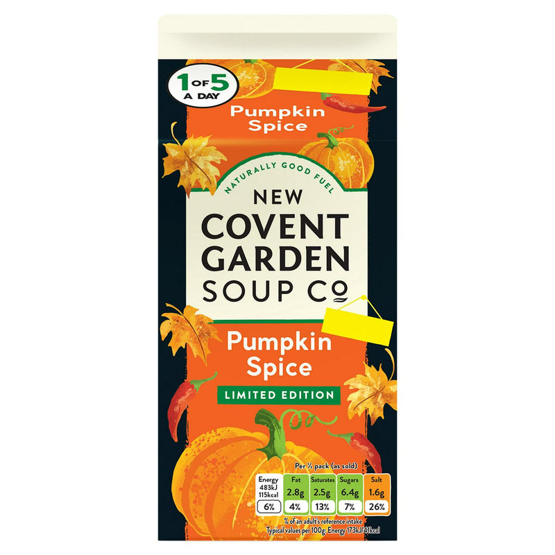 Limited Edition Pumpkin Spice Soup with Butternut Squash and Lentils 560g