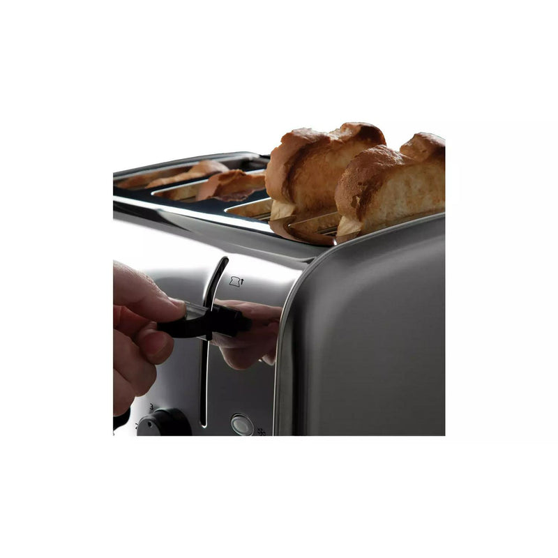 Russell Hobbs 4 Slice Toaster Stainless Steel Brushed, imported from the UK
