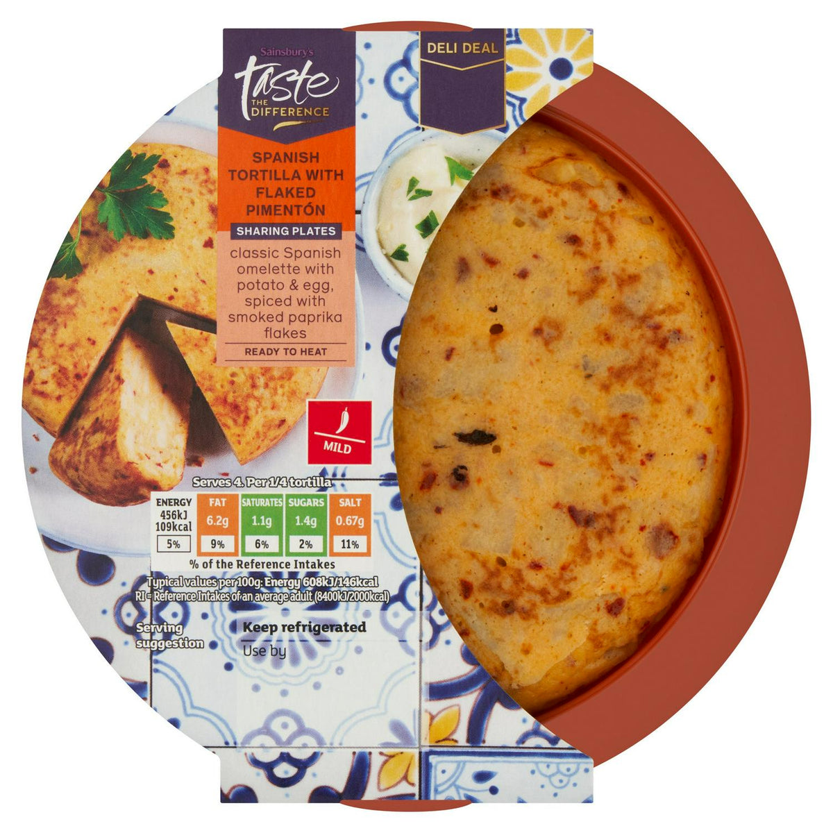 Sainsbury's Spanish Tortilla with Flaked Pimentón, Taste the Difference 300g