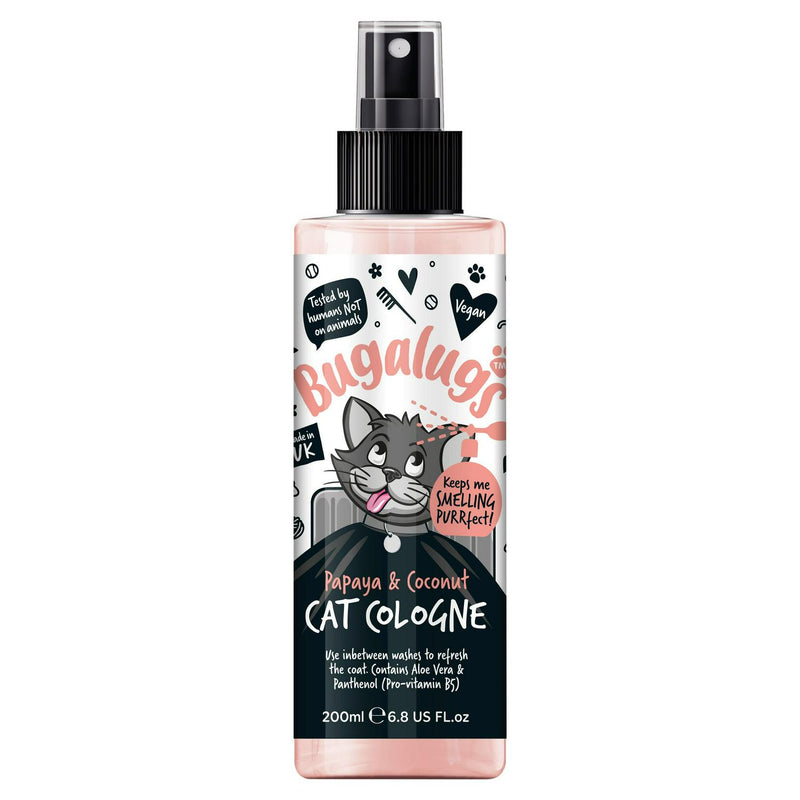Bugalugs cat cologne papaya coconut 200ml - British product