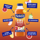 Naked Fire Machine smoothie fruit blend 750ml, imported from the UK
