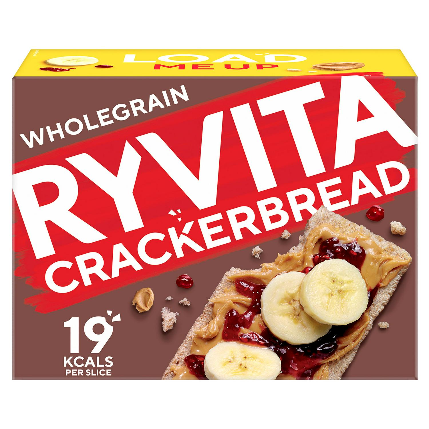 Ryvita Wholegrain Crackers 125g, imported from the UK
