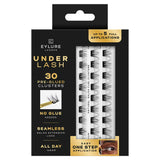 Pre-Glued Eyelash Clusters for Salon Extensions, Latex-Free, 30 Clusters
