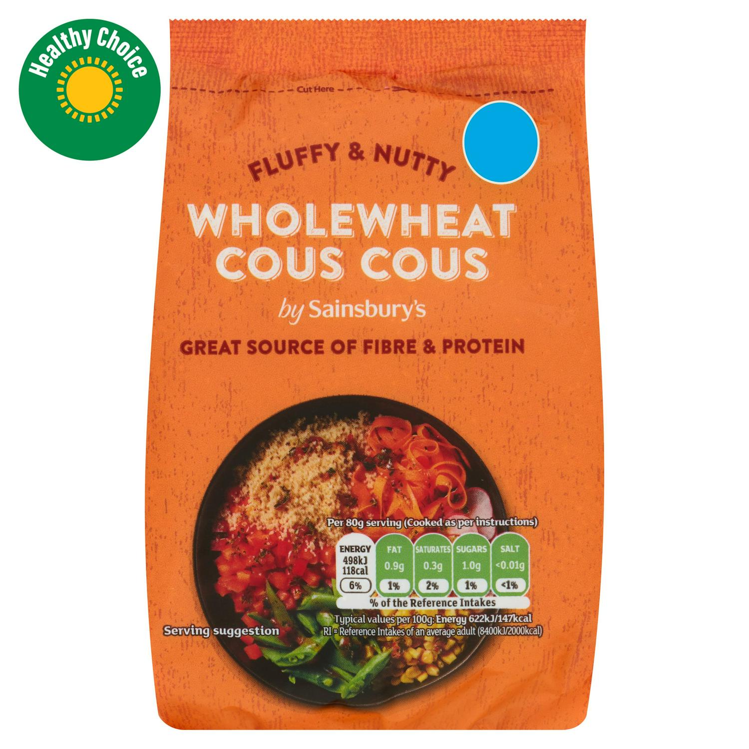 Sainsbury's Fluffy & Nutty Wholewheat Cous Cous 300g
