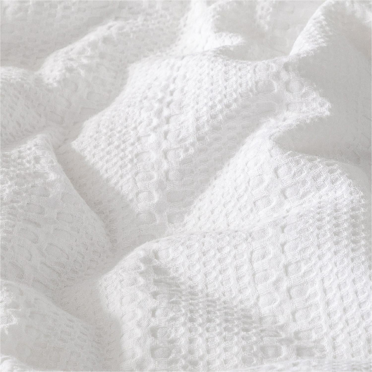 Habitat white waffle bedding set king size, UK version