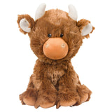 Petface Buddies Hetty Highland Cow Plush Dog Toy, imported from the UK