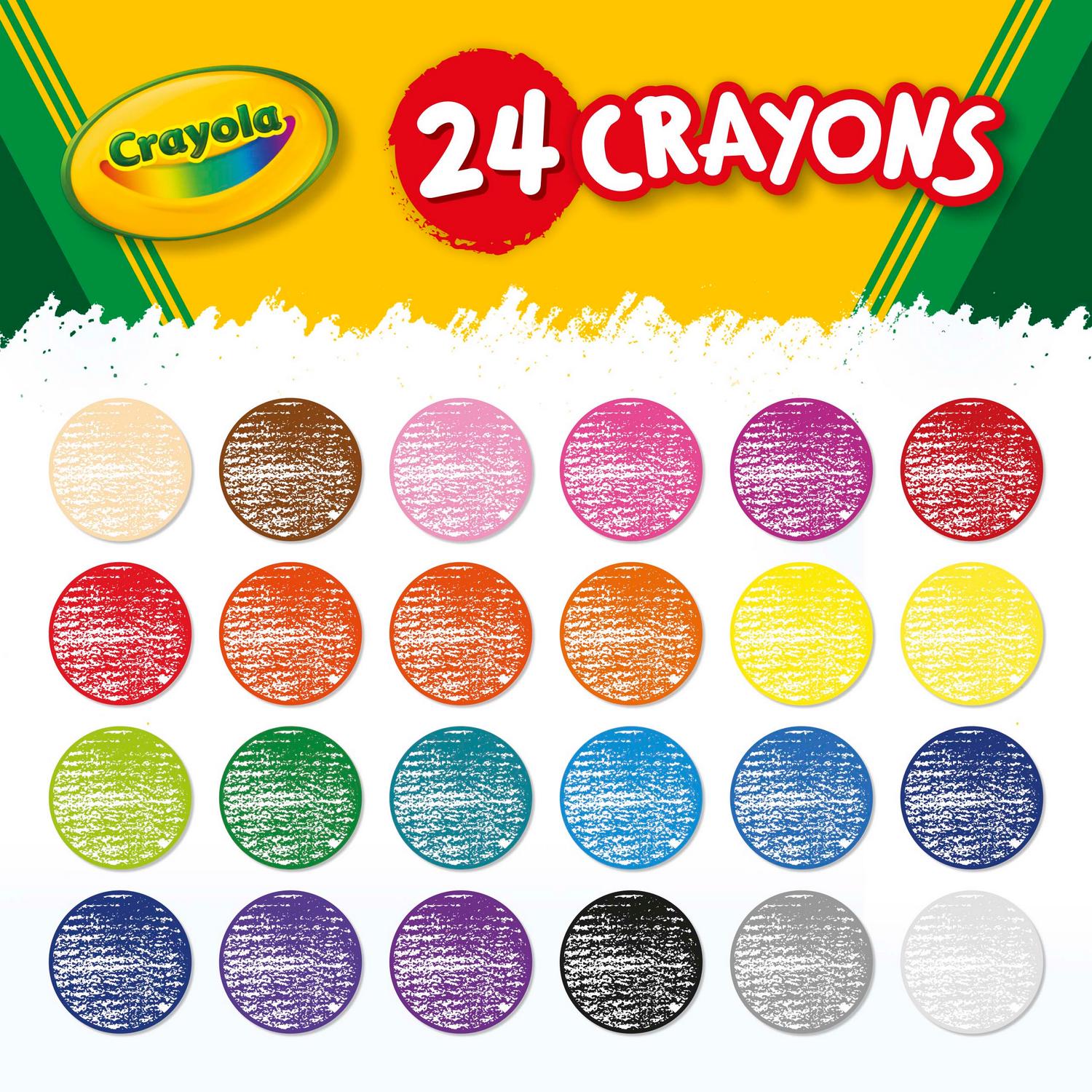 Crayola Assorted Wax Crayons 24 Pack - British product