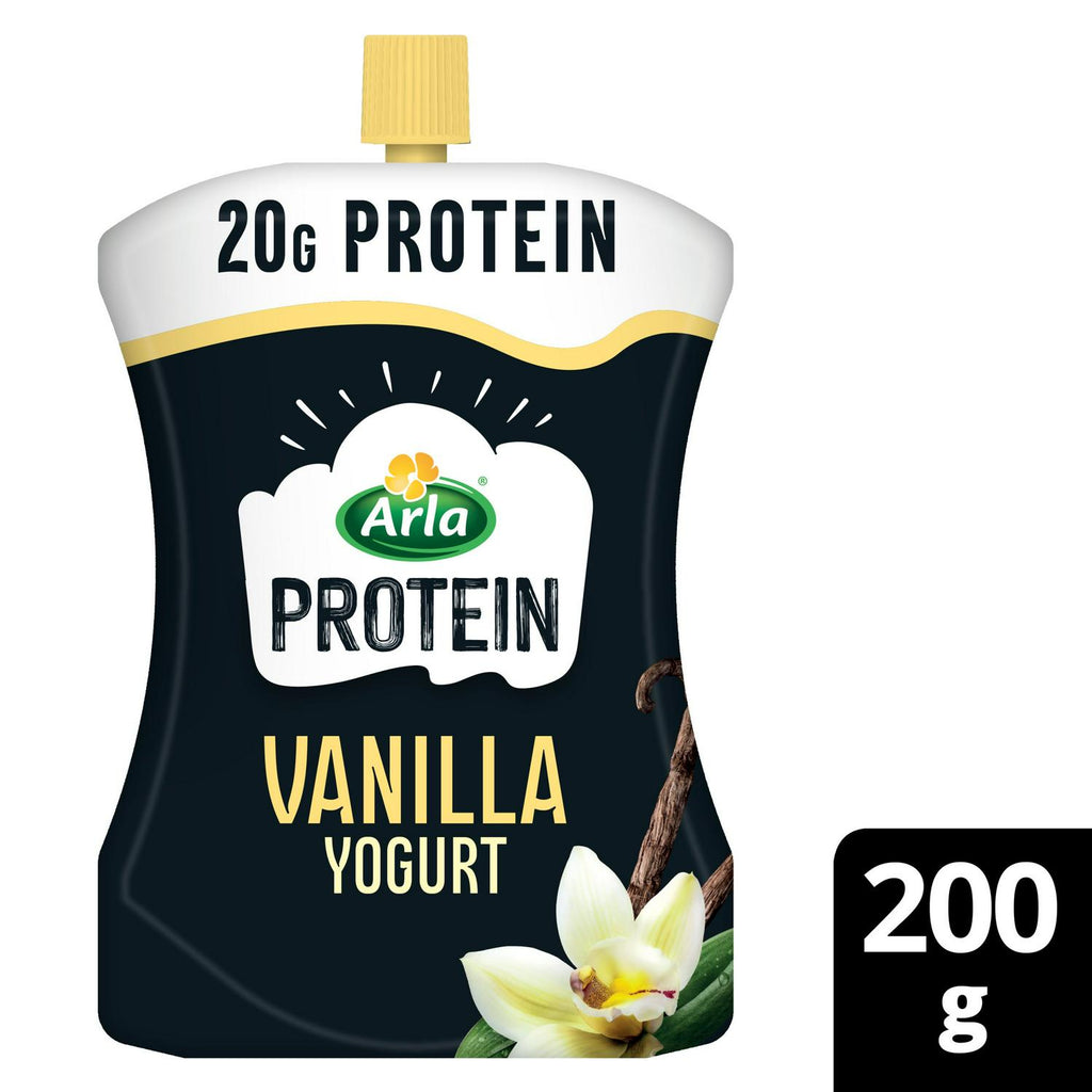 Arla Protein Vanilla Yogurt Pouch 200g