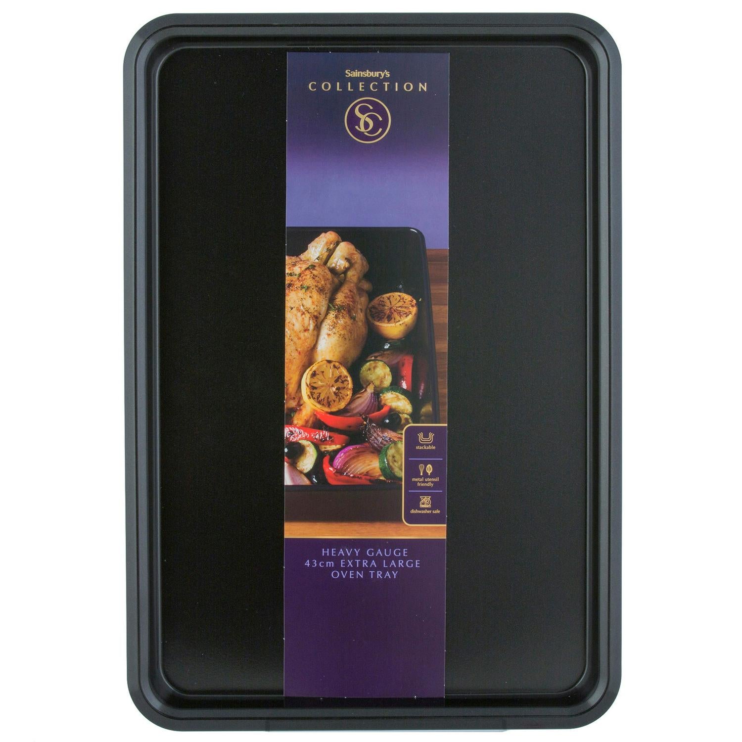 Habitat black extra large heavy gauge roasting tray, UK version
