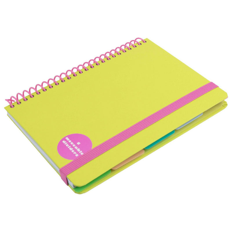Sainsbury's A5 Project Book Yellow (British brand)