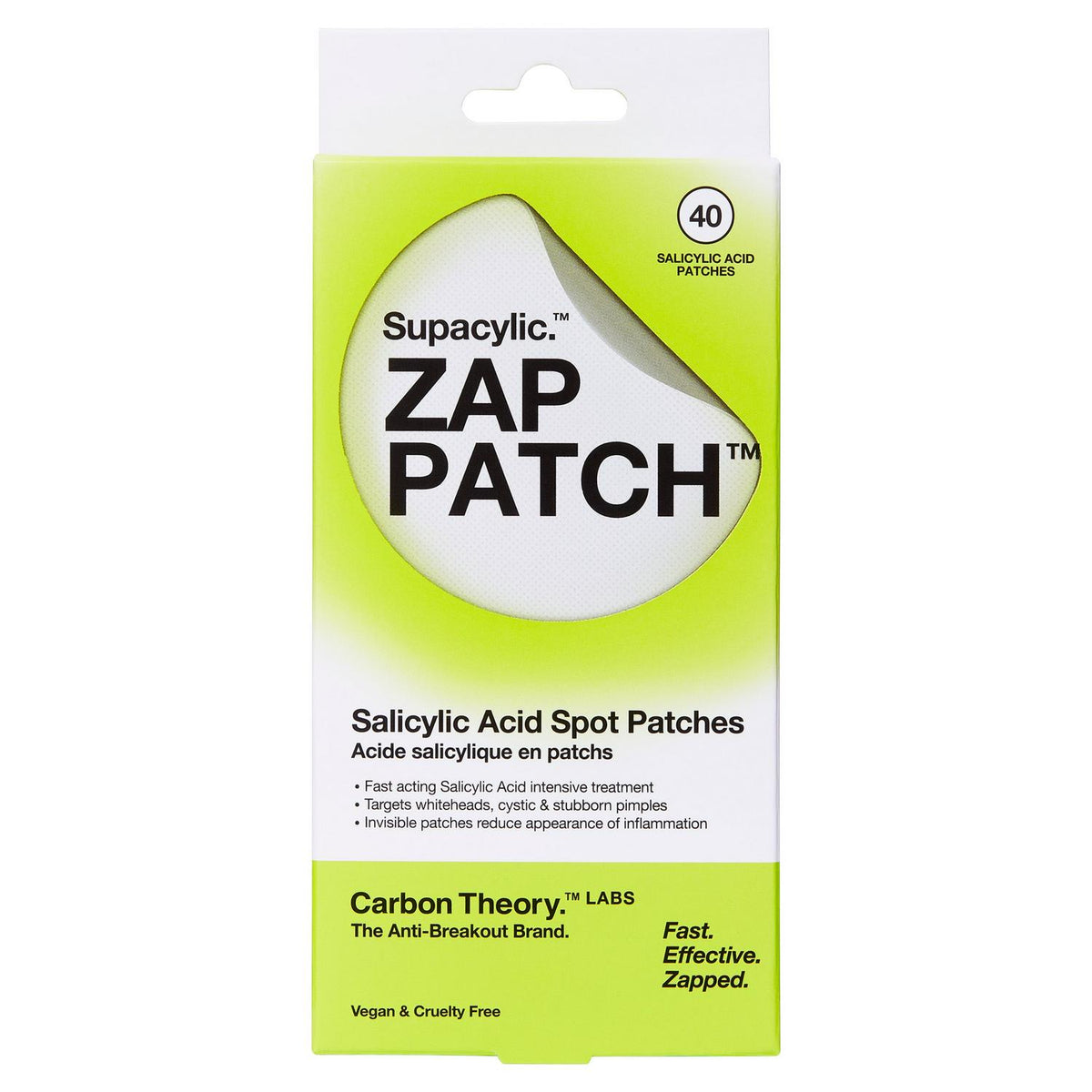 Carbon Theory Zap Patch Salicylic Acid Spot Patches x40