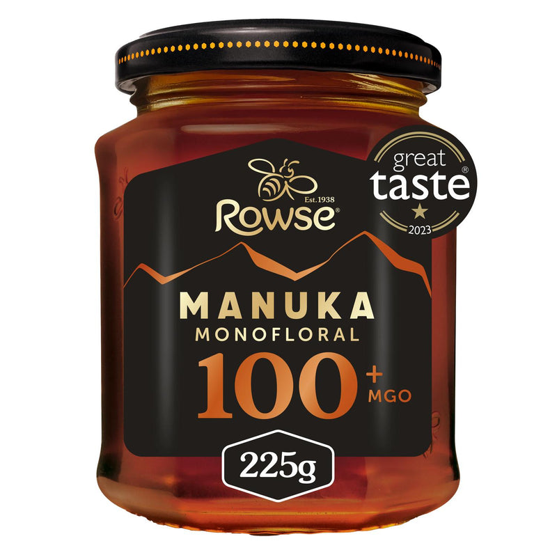 Rowse Manuka Honey 100+ MGO 225g, imported from the UK