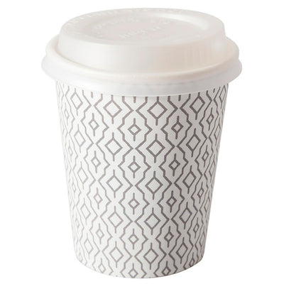 Duni Sati Papierbecher & Deckel 8er Pack Einweg-Kaffeebecher