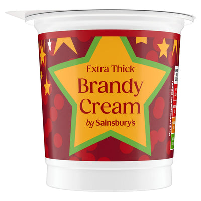 Sainsburys Extra Thick Brandy Cream 250ml- Buy online at McGrocer