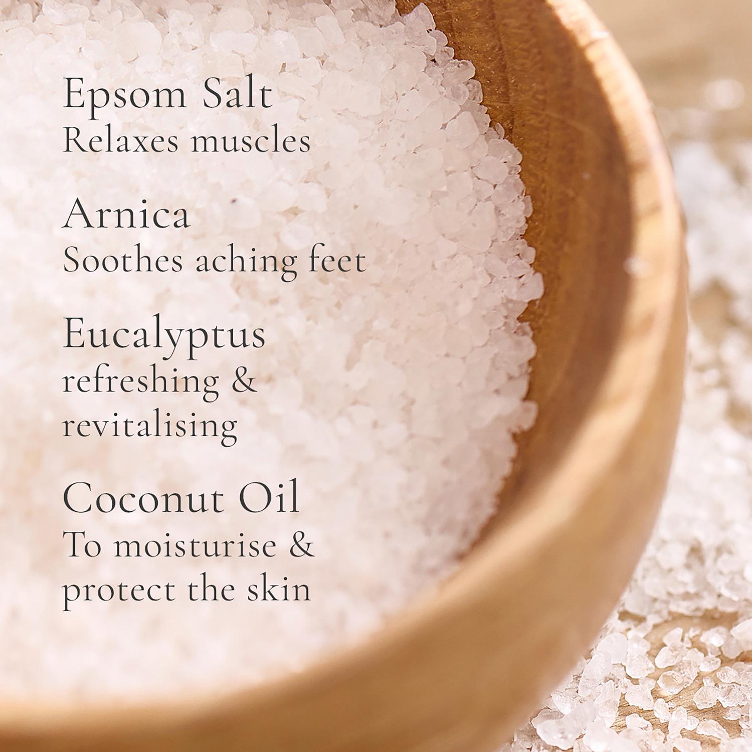 Epsom Salt Foot Soak with Arnica and Eucalyptus 450g