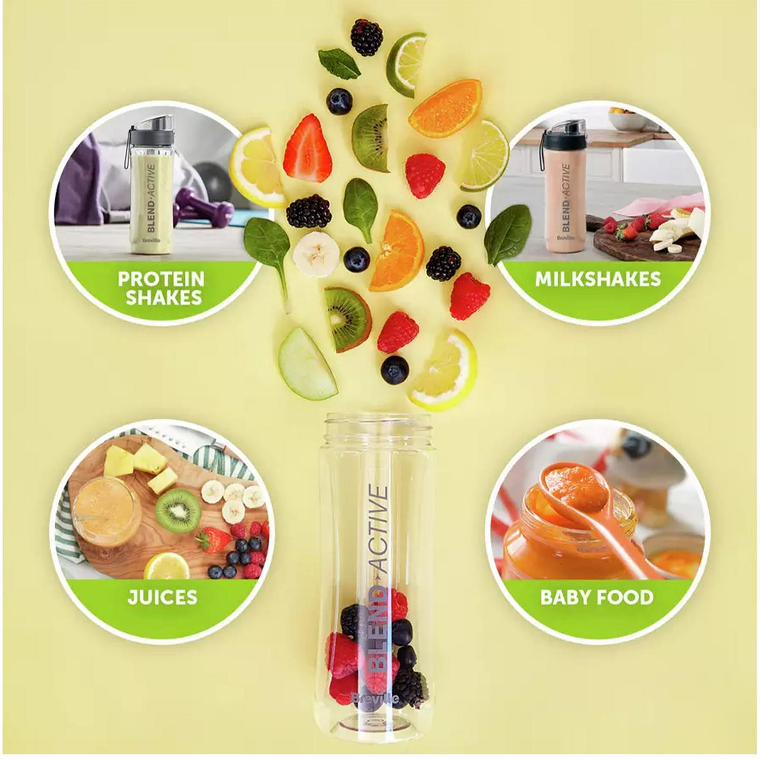 Breville Blend Active compact food processor 600ml - British product