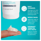 CeraVe clay foam cleanser 118ml - British product