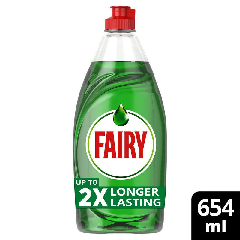 Fairy washing up liquid original 654ml - British product