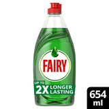 Fairy washing up liquid original 654ml - British product