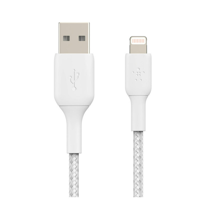 Belkin Braided A-Ltg 0.15M Wht