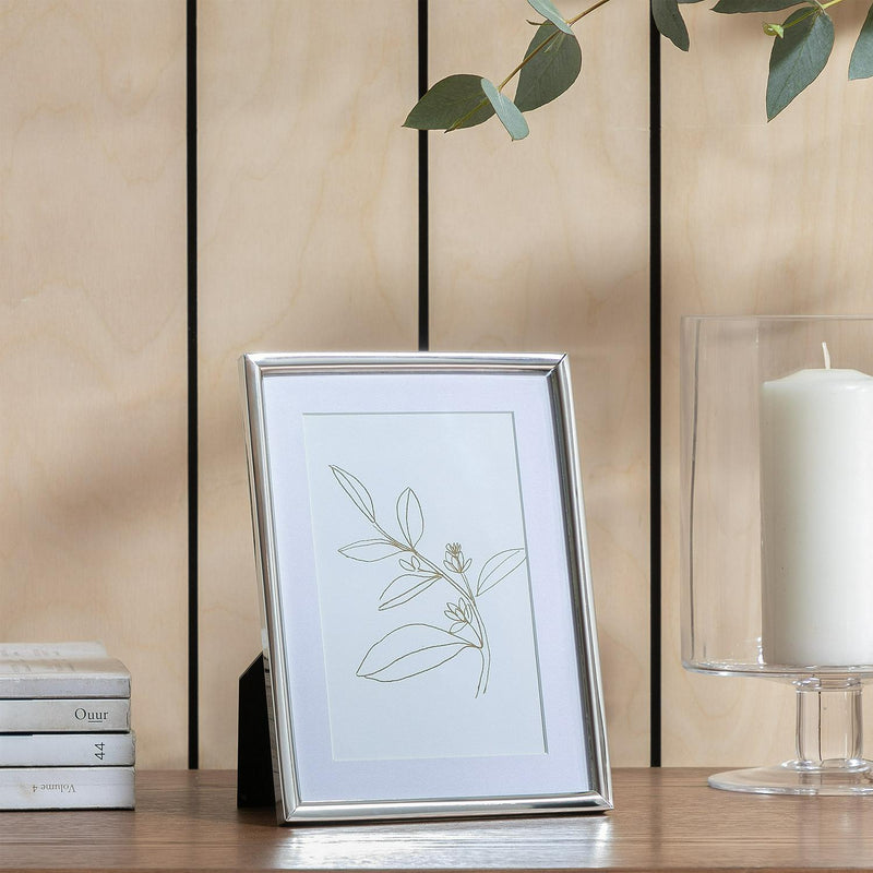 Habitat skinny metal picture frame silver 19x14cm - British product