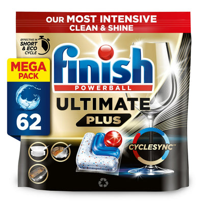 Finish Ultimate Plus All In One Geschirrspülertabs Fresh 62 Tabs