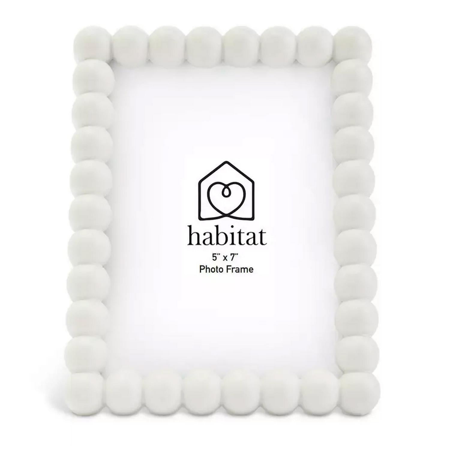 Habitat bobble picture frame white 5x7 inch, UK version
