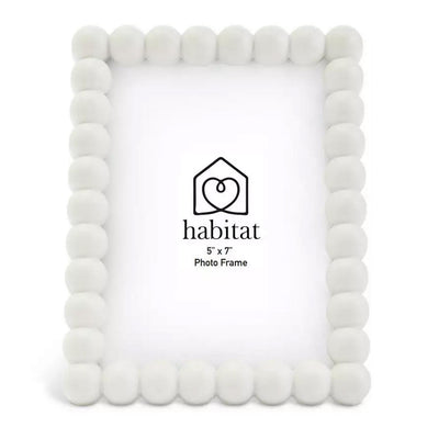 Habitat Bobble Bilderrahmen Weiß 5x7 Zoll