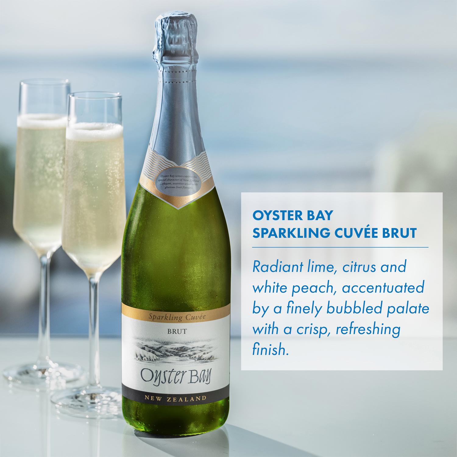 Oyster Bay sparkling wine Cuvée Brut 75cl - British product